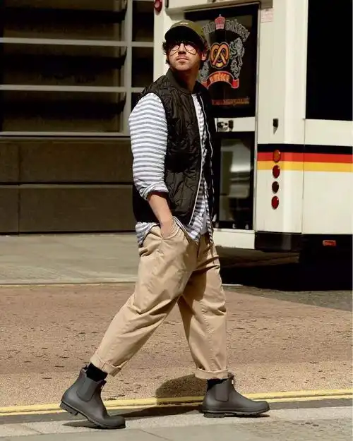 讲究仪式感的精致boy雨天是一定要穿雨靴的