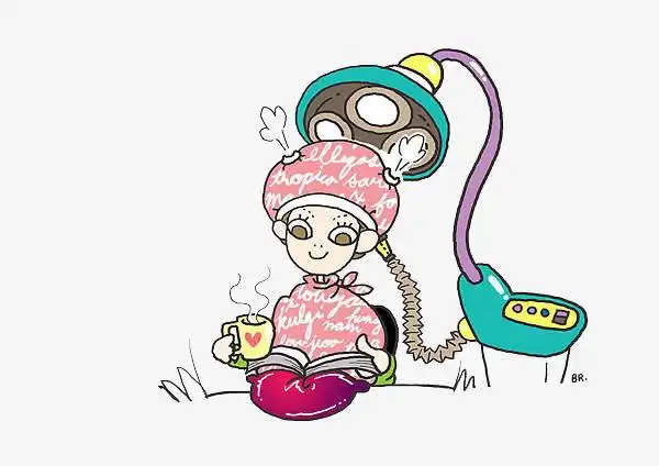 关键词 : 女孩,做头发,看书,卡通[声明] 觅元素所有素材为用户免费