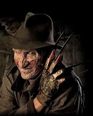 弗莱迪来自于《猛鬼街》系列,梦境中的恶魔.目前共有八部.