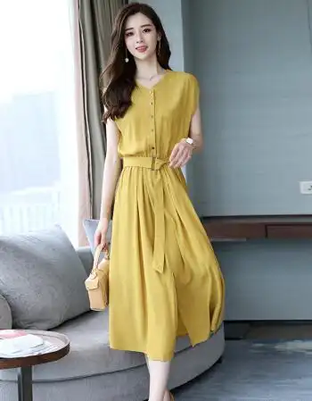 五月出游季青春靓丽的女士穿的流行夏天裙子2019夏季新款女装洋气韩版