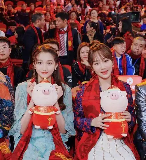 关晓彤杨紫同框