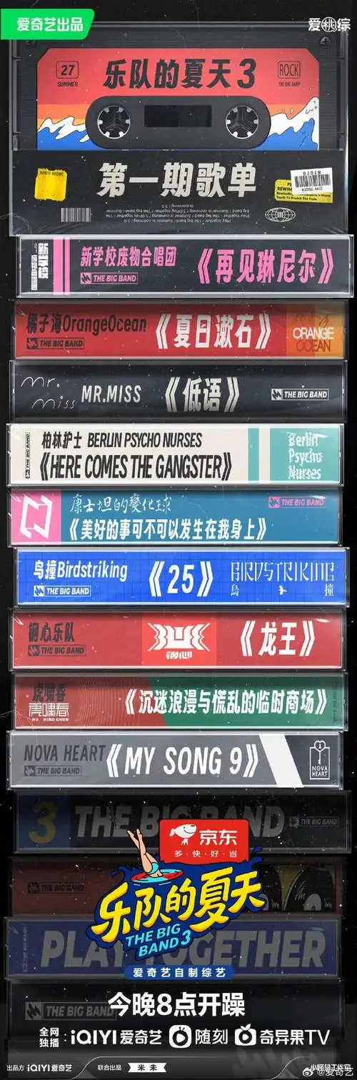 时隔三年,《乐队的夏天》第三季终于回归.