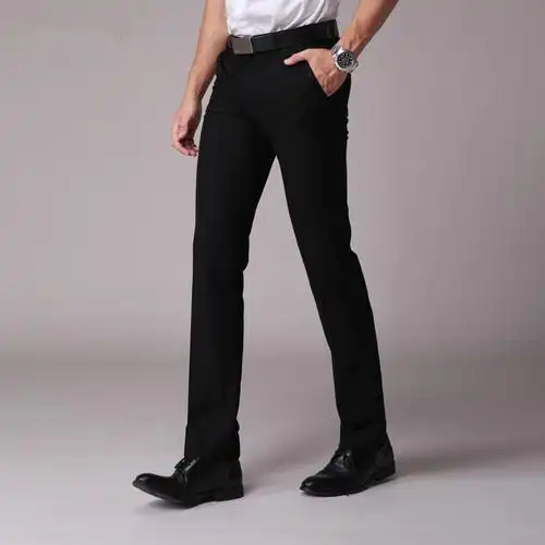 2015男西裤夏季薄款 男装修身正装免烫西装裤 英伦商务男士西服裤