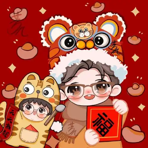 肖战粉丝手绘红包封面小飞侠好有才华,小脑斧战战太可爱啦!