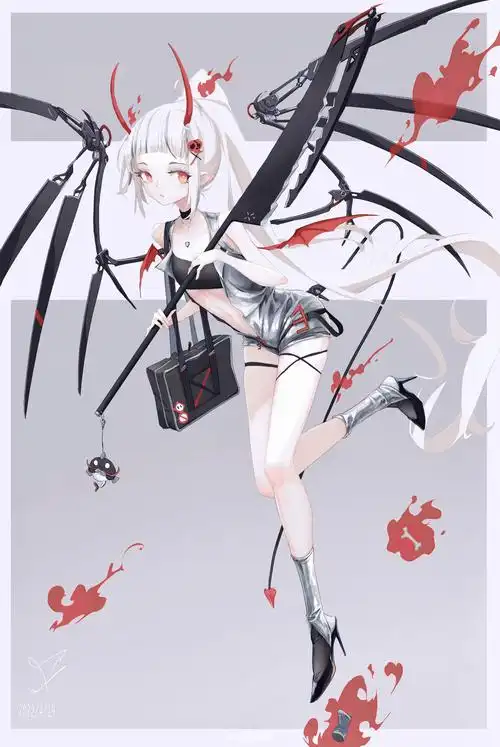 小恶魔女孩子原创