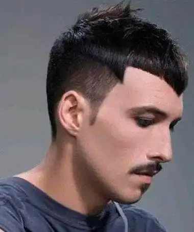 男生镂空盖头图片 男生小盖头发型