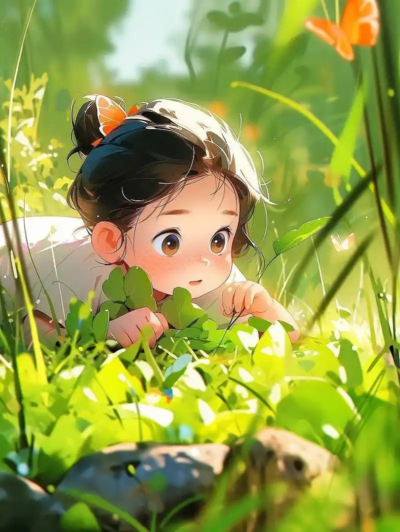 微笑治愈心灵 童年时光让人难忘