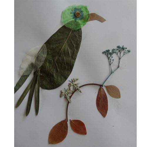 天下第香树叶粘贴贴画手工diya4相框成品小鱼其他特色工艺品