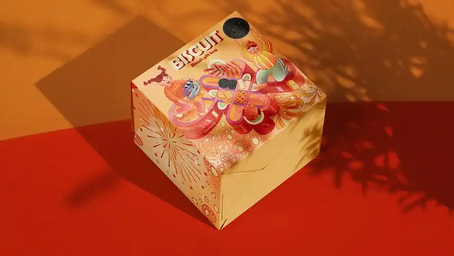 亿滋 | 奥利奥闲趣太平cny新年饼干礼盒插画包装设计