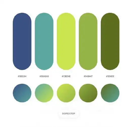 16:09:51春天 绿色系配色配色方案 色彩搭配 颜色 颜色搭配 各种配色