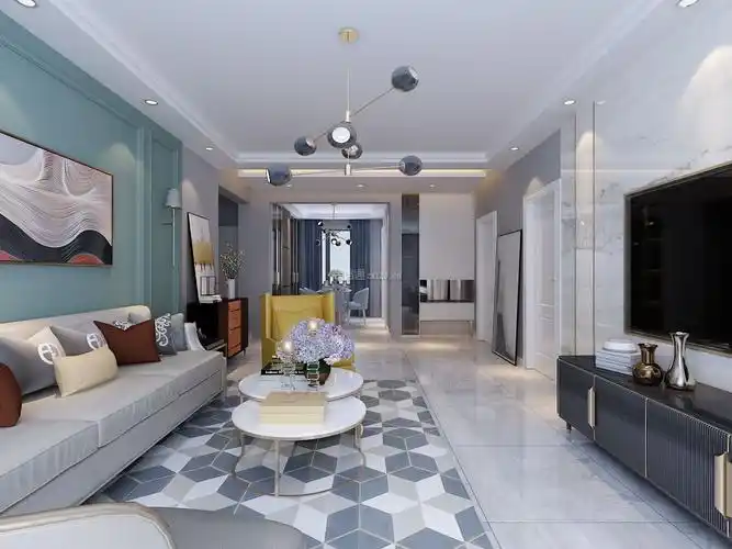 中交尚东国际125平米宜家风格装修案例