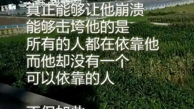 真正压垮男人的,不是房贷和车贷,而是没有依靠,还不被人理解