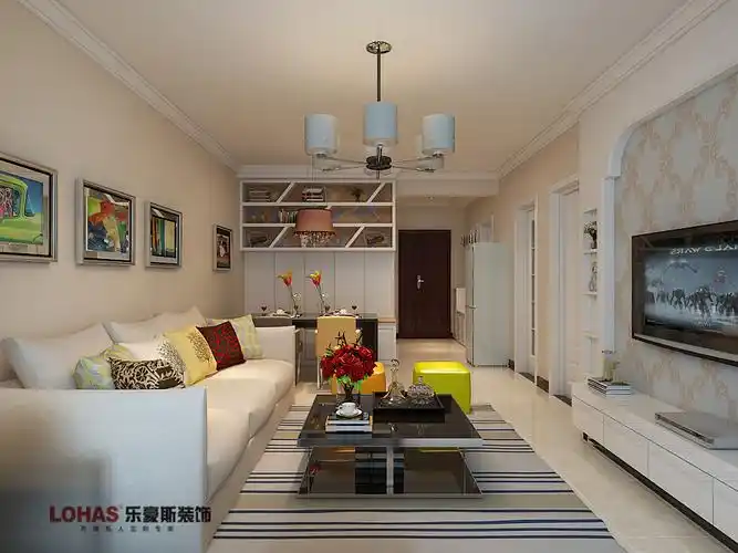 翠堤春晓93平两室装修效果图