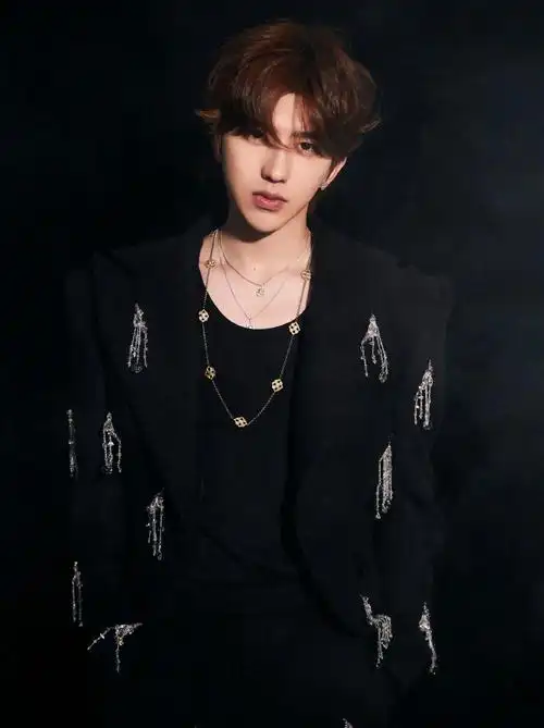 蔡徐坤黑色西服时髦酷帅写真图片89