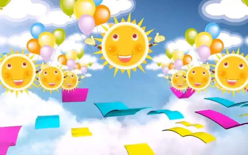 幼儿园表演背景图片 幼儿园ppt背景图片大全-图片大观-奇异网