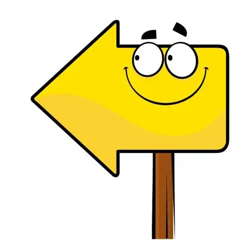 彩色 左箭头 左箭头 设计模板素材