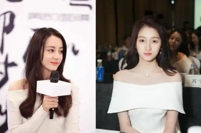 关晓彤热巴同晒一字肩美照生图揭真实身材一个真仙一个全靠p