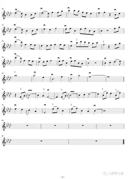 细腻悱恻,空灵动人《大鱼》附小提琴谱-大鱼海棠印象曲