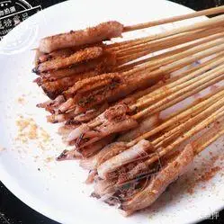 铁板鱿鱼手把串