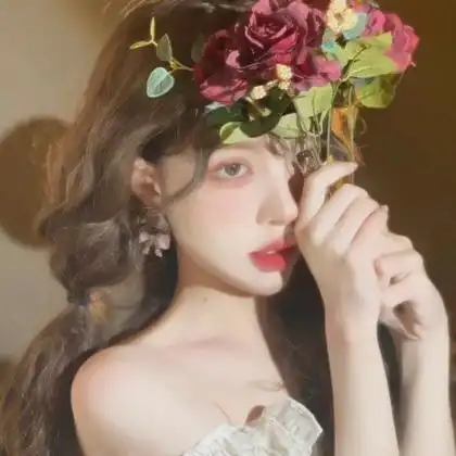 仙气飘飘女生头像干净图片