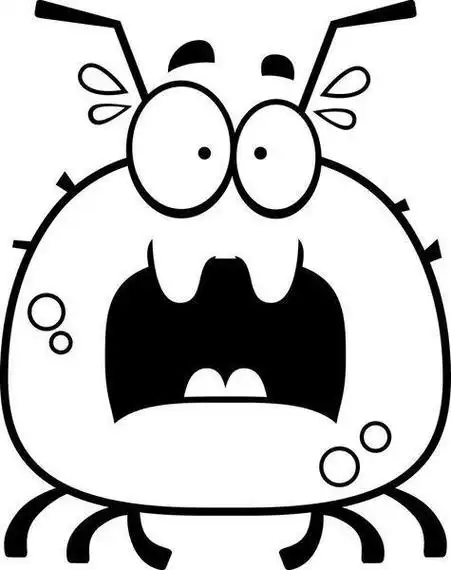 惊恐的表情简笔画