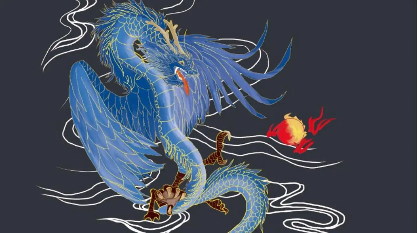 在《山海经》里记载了两条神龙,一条是应龙,一条是烛龙.