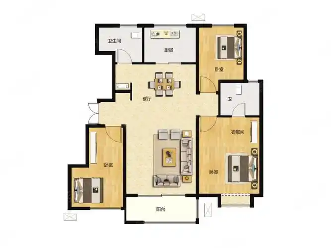 花语印象宝坻城南潮白河畔洋房三居室政务区配套完善