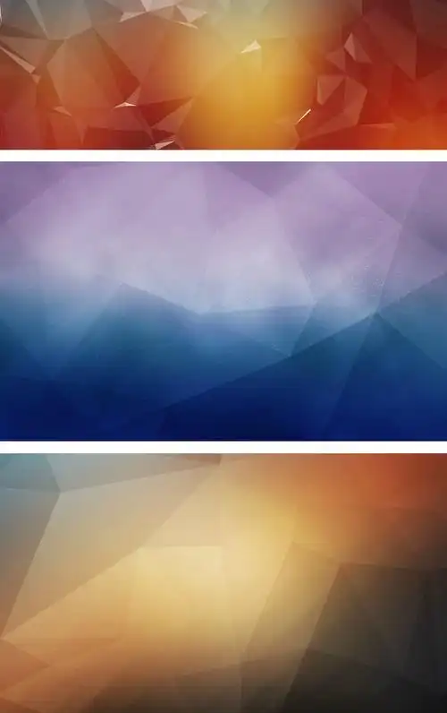 面多边形ppt背景图片模板35696紫色唯美梦幻山水背景半透明简约大气工