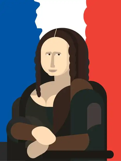 蒙娜丽莎和她的卷发棒