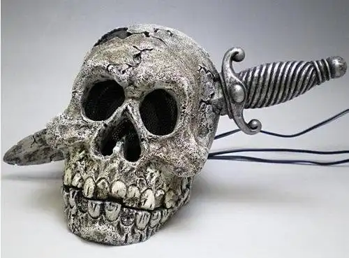 骷髅头造型 令人恐怖的扬声器赏(组图)