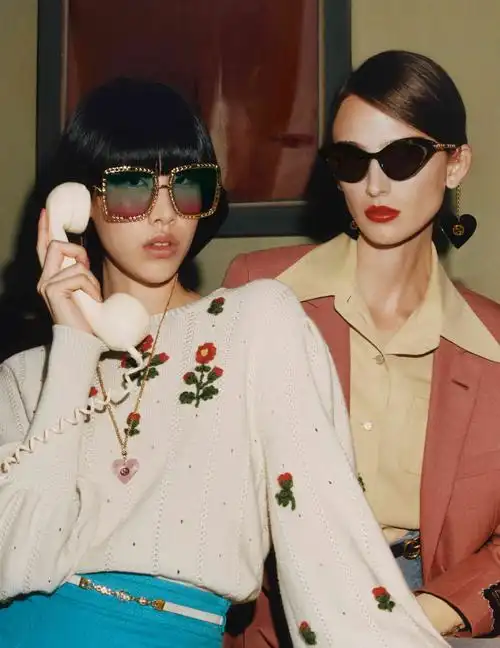 gucci 2021 秋冬眼镜广告形象大片释出