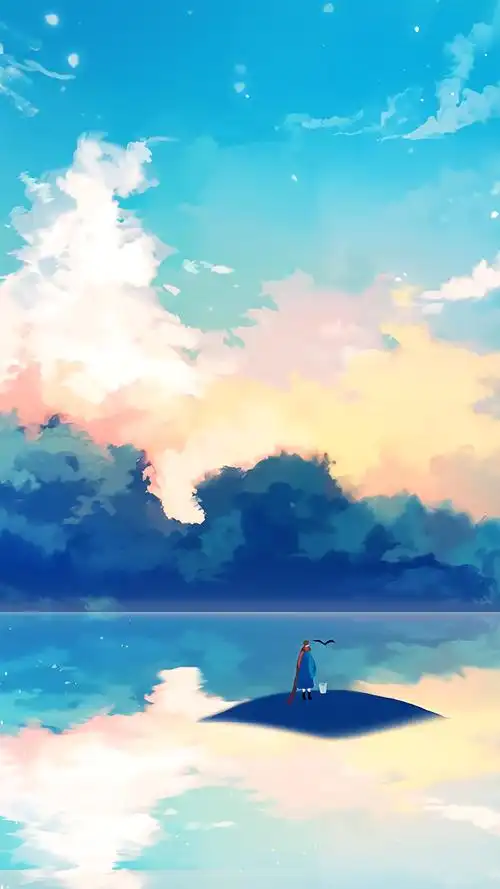 【壁纸】 幻梦 唯美手绘风景插画