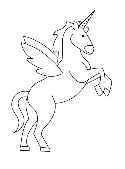 独角兽简笔画独角兽简笔画简单又漂亮