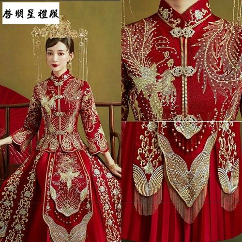 秀禾服新娘2021年新款结婚礼服中式嫁衣