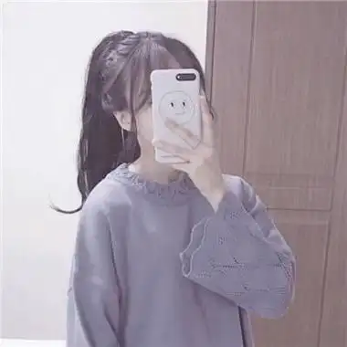 qq头像女生手机控长发 高清好看的手机控长发女生qq头像图片