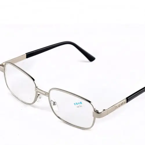 2017新款老花镜 老花眼镜 远视镜 玻璃光学 防疲劳东海水晶金属架图片