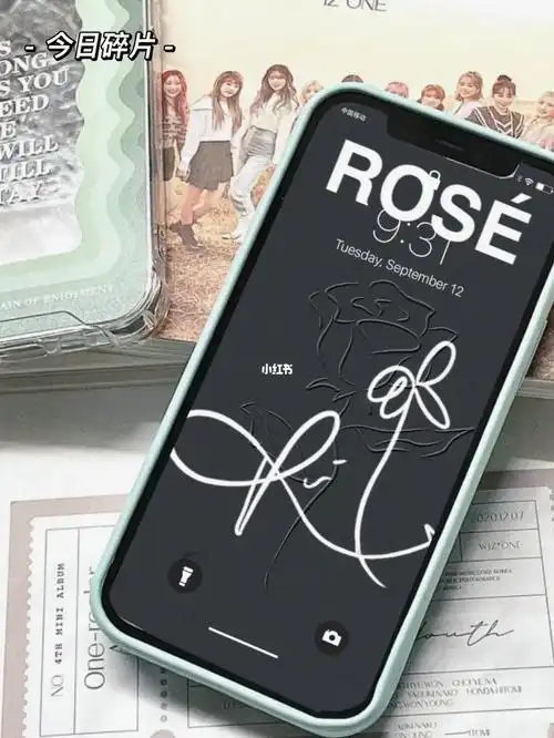 rose的签名壁纸哦~赶紧换上!