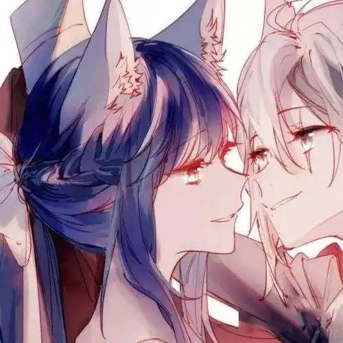 情侣头像单身狗直呼不敢看超甜的动漫壁咚情侣头像