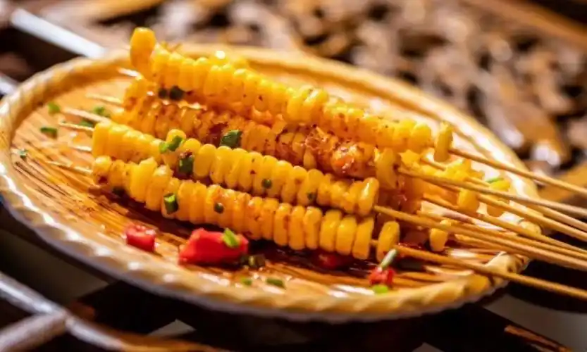 烤玉米图片