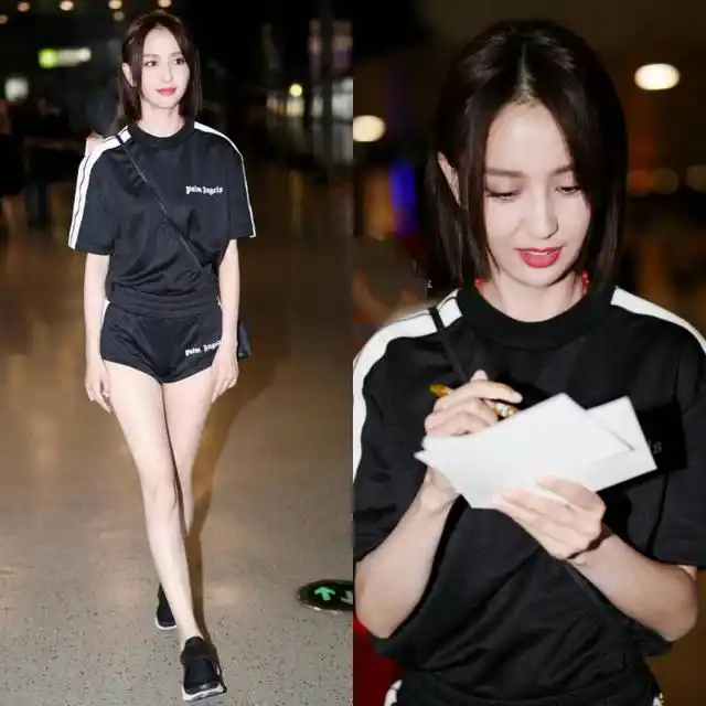 佟丽娅扎半丸子头庆生,穿白色look看起来像中学生,真的34岁啦?