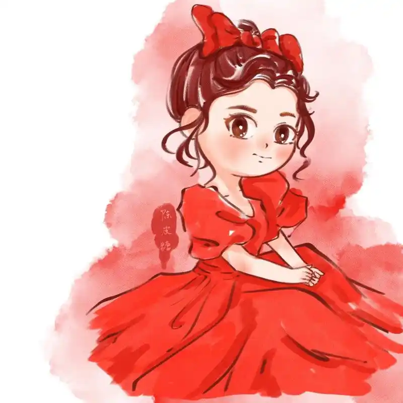 迪丽热巴7815 挑战画100个q版人物——46/100