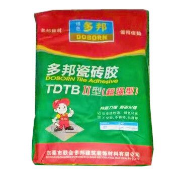 多邦 瓷砖胶强力粘合剂 玻化砖地砖胶泥二型20kg(新旧包装随机发货)
