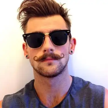 伤感墨镜型男头像图片 酷酷的大男人风格_男生头像_美头网