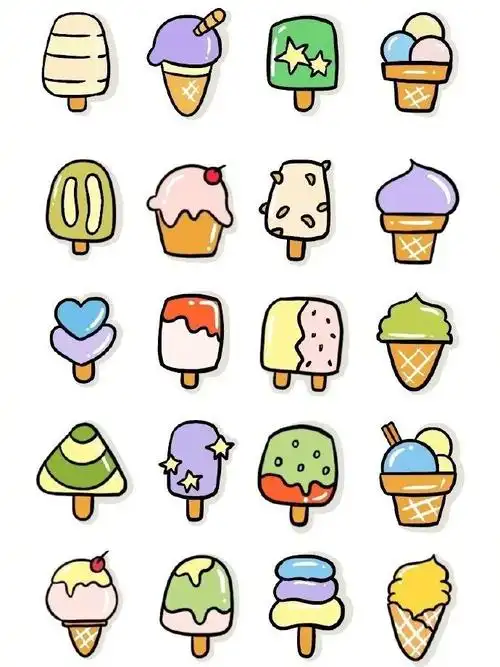 可爱的简笔画,简单好看,和孩子一起画画吧