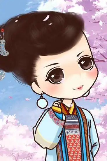 神雕侠侣q版黄蓉卡通漫画图片杨明娜扮演