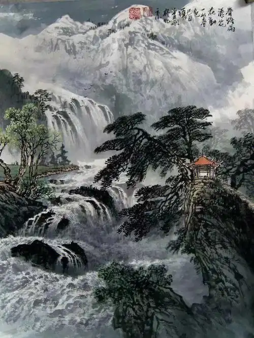 曾刚彩墨山水画选