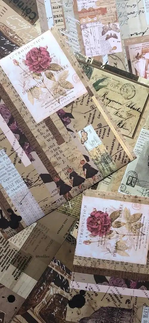 怀旧复古欧美风拼接手机壁纸