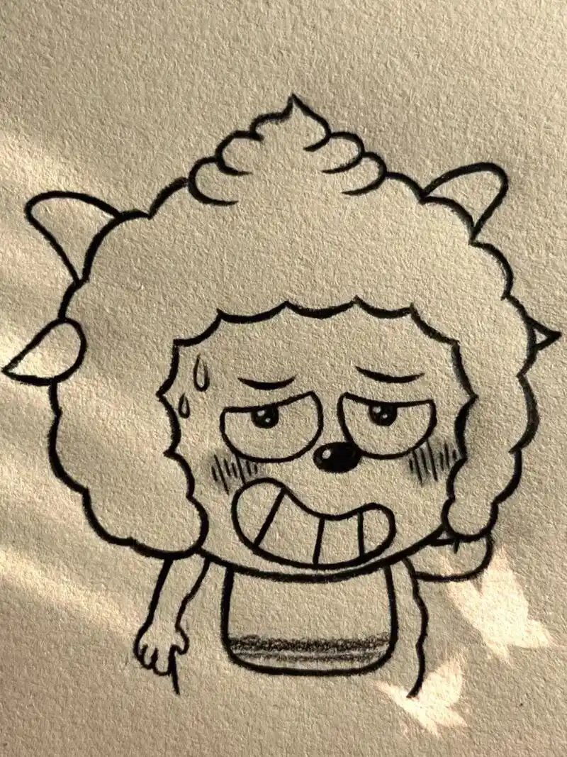 简笔画详细教程 #手绘临摹 #懒洋洋 怎么可爱的音乐,必 - 抖音