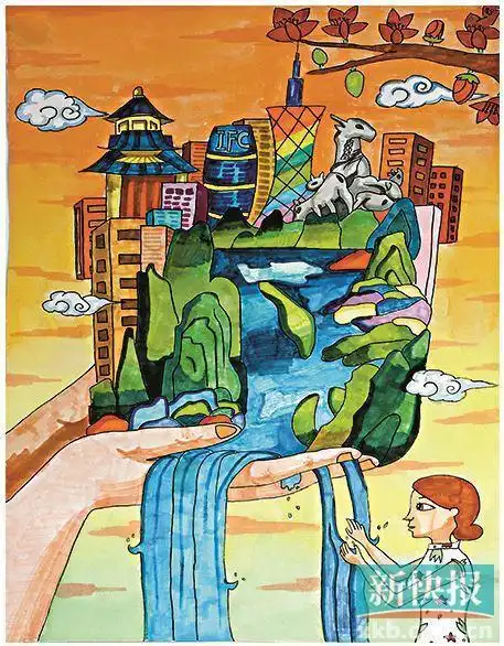 2022广州环投少儿环保手绘海报展优胜作品出炉