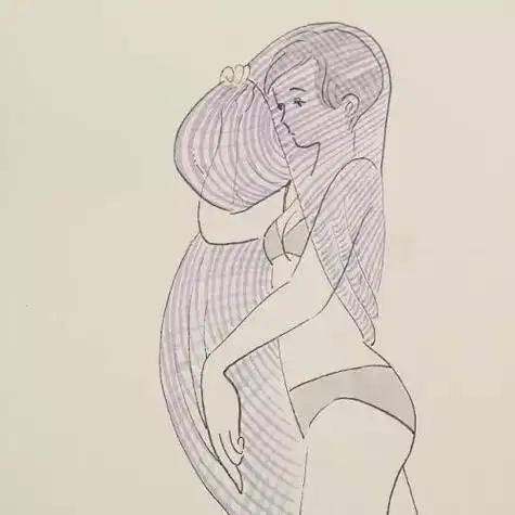 成人女生简笔画